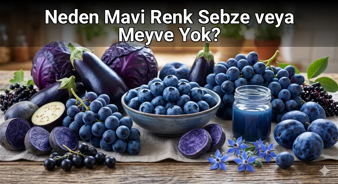 Neden Mavi Renk Sebze veya Meyve Yok?
